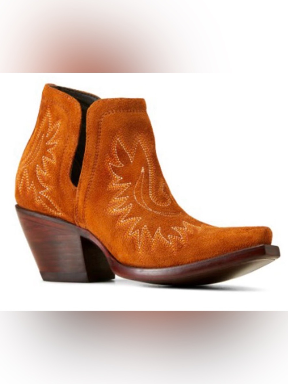 NWOB ARIAT WOMEN'S DIXON FASHION BOOTIES - SNIP TOE   Sz 7